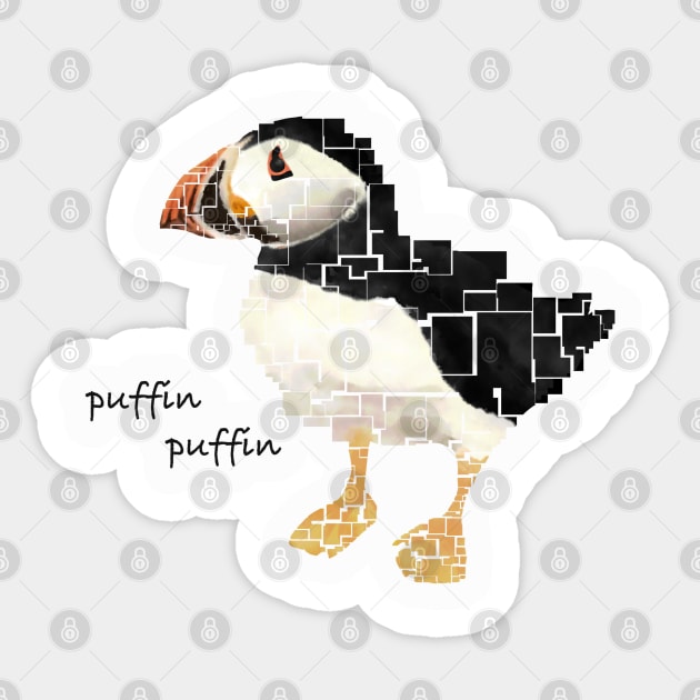 puffin design Sticker by happy.andiar